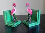 Boekensteunen (2) - Gietijzer - Flamingo boekensteunen