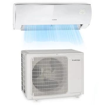 Klarstein Windwaker 12000 BTU Split-Airconditioner | Wit | J, Minder dan 60 m³, Refurbished, 3 snelheden of meer, Ophalen of Verzenden