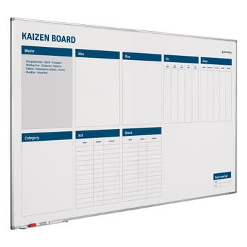 Whiteboard Kaizen verbeterbord - 60x90 cm, Ophalen of Verzenden, Nieuw in verpakking