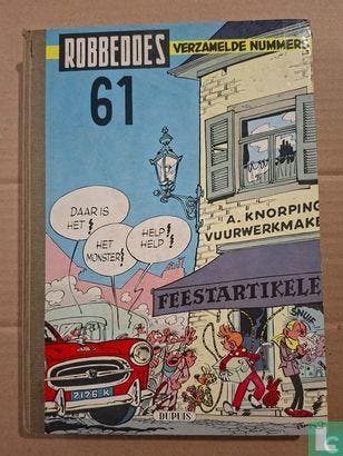 Robbedoes [tijdschrift] - Robbedoes verzamelde nummers 61..., Eén stripboek, Verzenden, Gelezen