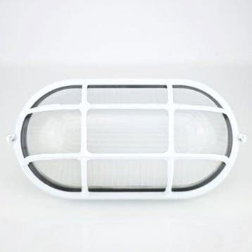 LED Tuinverlichting - Buitenlamp - Wand - Wit - E27 - Ovaal, Tuin en Terras, Nieuw, Ophalen of Verzenden, Hanglamp, 50 tot 250 watt
