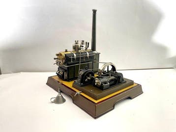 Stoommachine - Märklin - Messing - 1920-1930 - met Dynamo