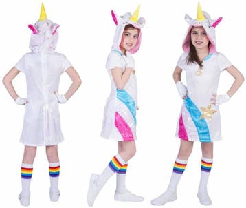 Unicorn Twinkle Light Kostuum – Magisch - Maat 164, Ophalen of Verzenden, Nieuw