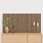 vidaXL Wandpanelen 2 pcs Naturel 60,5 x 60 cm, Doe-het-zelf en Verbouw, Platen en Panelen, Verzenden, Nieuw