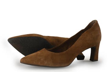 Manfield Pumps in maat 39 Bruin, Pumps, Bruin, Verzenden, Zo goed als nieuw