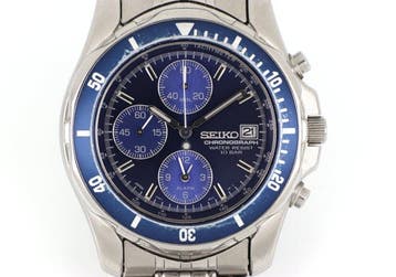 Seiko - Alarm Chronograph 100M - Zonder minimumprijs -