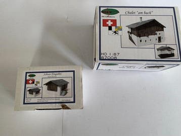 Tilly Models H0 - 87008 : Chalet am Bach - 87012 : Engadiner, Nieuw