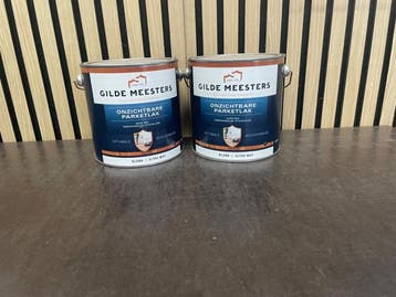Veiling - Gilde Meesters Onzichtbare Parketlak 2 x 2,5 liter, Nieuw