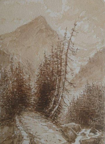 Henri Seghers (1848-1919) - Zwitserland - Alpen, Antiek en Kunst