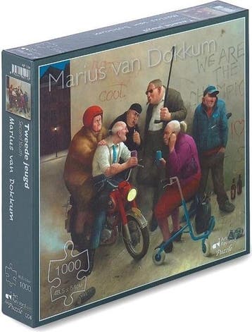 Marius van Dokkum - Tweede Jeugd Puzzel (990 stukjes) | Art, Hobby en Vrije tijd, Denksport en Puzzels, Verzenden, Nieuw
