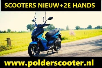 Scooters 2e hands + nieuw veel keus ,scherpe prijzen!, Ophalen, Nieuw