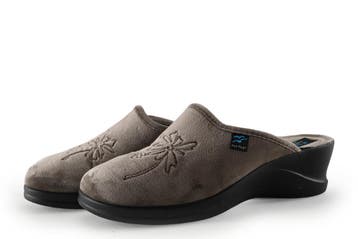 Fly Flot Pantoffels in maat 39 Beige, Verzenden, Beige, Zo goed als nieuw, Pantoffels of Sloffen