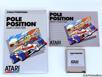 Atari 400/800/XE/XL  - Pole Position, Spelcomputers en Games, Verzenden, Gebruikt