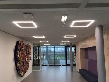 LED Paneel Hallow 60x60cm | CCT Switch | Stekkerklaar, Ophalen of Verzenden