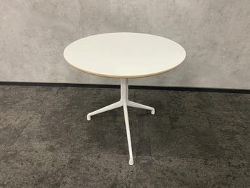 HAY About A Table AAT20 – ronde eettafel Ø80 cm (wit), Ophalen, 50 tot 100 cm, Rond, 50 tot 100 cm