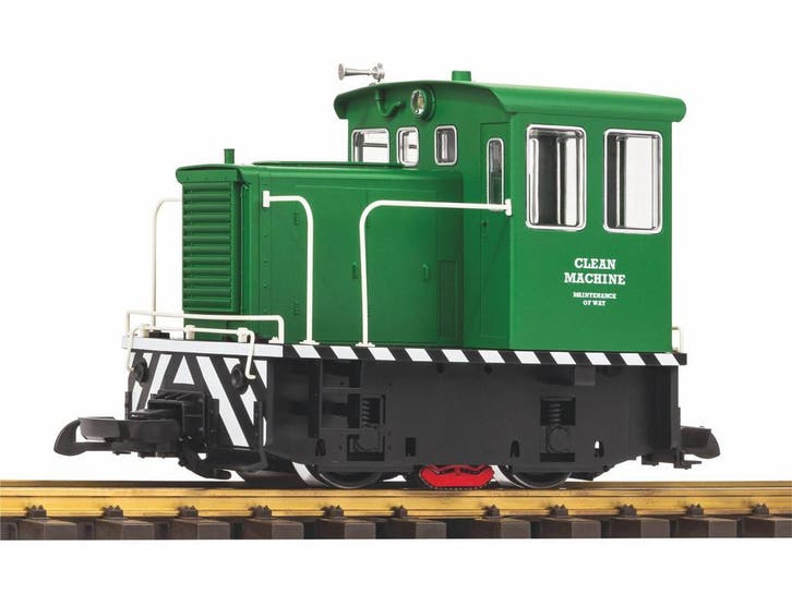 PIKO 38508 US Diesellok GE-25Ton Gleisreinigungslok (9V), Hobby en Vrije tijd, Modeltreinen | Overige schalen, Overige typen, Nieuw