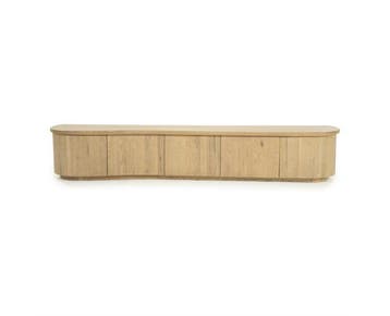 TV meubel Josh 240x42cm - naturel | Eleonora, Huis en Inrichting, Kasten | Televisiemeubels, Ophalen of Verzenden, Nieuw
