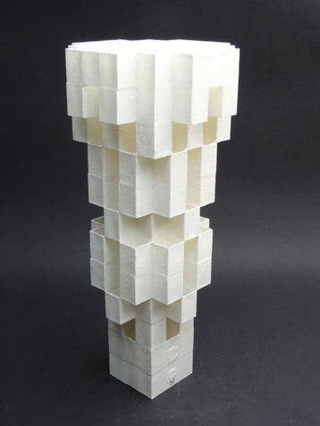 Hans Meeuwsen - sculptuur, 2023 - 123 Witte sculptuur uit de