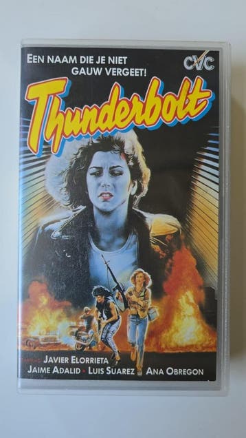 THUNDERBOLT (VHS), Cd's en Dvd's, Verzenden, Gebruikt
