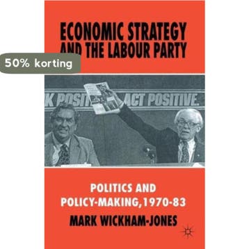 Economic Strategy and the Labour Party - M. Wickham-Jones, Boeken, Verzenden, Gelezen, M. Wickham-Jones