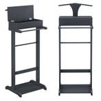 Dressboy kledingrek met opbergdoos 110x43,5x34,5 cm grijs, Verzenden, Nieuw