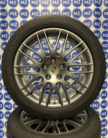 Porsche Cayenne 958 E2 20 inch Velgen + Winterbanden, Gebruikt, 275 mm, Banden en Velgen, Personenwagen