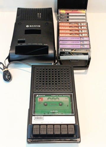 Sanyo - M 2541 Draagbare bandrecorder, Nieuw