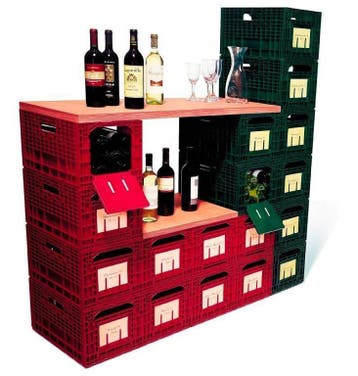 Wijnopslag box Wouter | Rood, Verzenden, Nieuw in verpakking