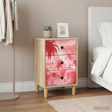 vidaXL Nachtkastje AACHEN 2 st Sonoma Eiken 36 x 33 x 60 cm, Minder dan 45 cm, Verzenden, Nieuw, 55 tot 70 cm