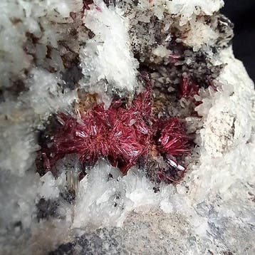 erytriet Kristallen op matrix - Hoogte: 10 cm - Breedte: 8, Verzamelen