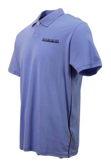 Napapijri Polo in maat L Blauw, Verzenden, Zo goed als nieuw, Blauw, Napapijri
