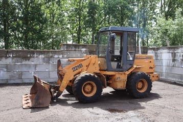 Veiling: Wiellader Case 221B Diesel 38kW 1995, Ophalen, Wiellader of Shovel