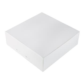 Taartdoos 25x25x8cm. Wit 50st, Verzenden, Nieuw
