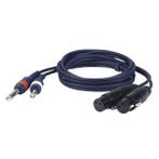DAP FL43150 2x XLR Female - 2x Jack 6.3mm kabel 1.5m, Muziek en Instrumenten, Kabels en Stekkers, Verzenden, Nieuw