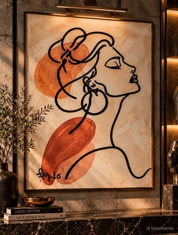 Claudia Fer.Lo - Effervescence - Acrylic on canvas 105 x 80