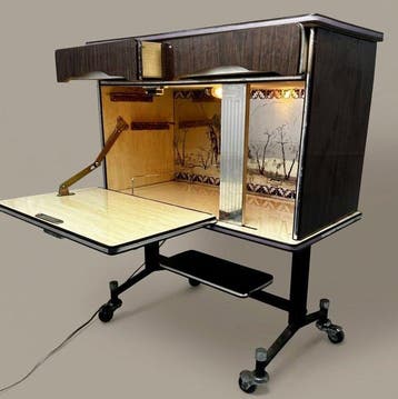 Pitarch - Meuble dappui - Hout, Kristal, IJzer -, Antiek en Kunst