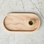 HOCHO Beukenhouten Dienblad met Kaarshouder – 200x100x35.., Ophalen of Verzenden, Nieuw