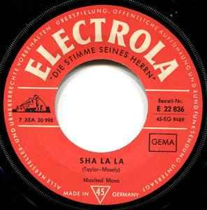 vinyl single 7 inch - Manfred Mann - Sha La La, Cd's en Dvd's, Vinyl Singles, Verzenden, Zo goed als nieuw, 7 inch, Rock en Metal