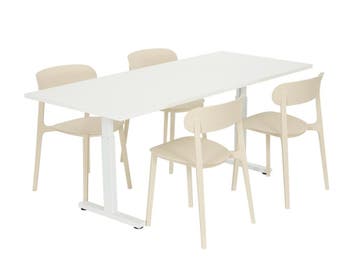 Spreektafel TUBE Wit 160x80, Ophalen of Verzenden, Nieuw in verpakking
