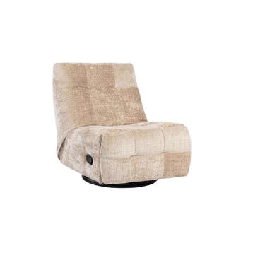 Relaxfauteuil Chill | Beige | Starfurn, Ophalen of Verzenden, Nieuw