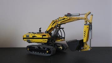 Lego Set - 8043 - Technic - Motorized Excavator - Used - 99%, Kinderen en Baby's, Speelgoed | Duplo en Lego, Nieuw