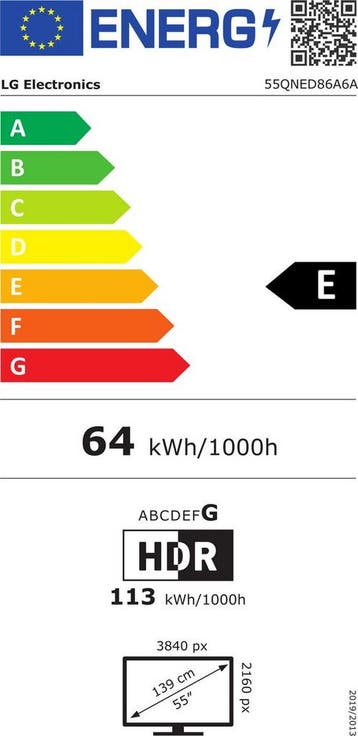 LG Smart TV 55 Inch 55QNED86A6A - 4K MiniLED Televisie -, Audio, Tv en Foto, Televisies, Ophalen of Verzenden, Zo goed als nieuw