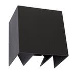 Channel II Up en Down Muurlamp Zwart Buitenverlichting, Tuin en Terras, Verzenden, Nieuw