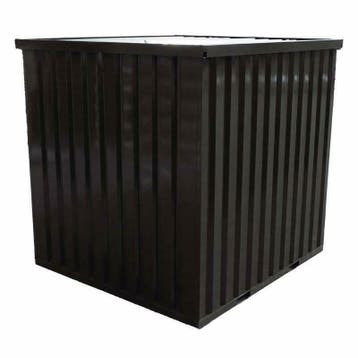 Metalen container in zwarte kleur + korting, Ophalen of Verzenden