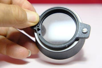 Leica paraluce con filtro polarizzatore Camera-accessoires