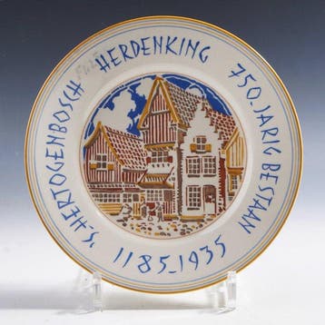 Plateelbakkerij Zuid-Holland - André Verhorst - Wandbord -