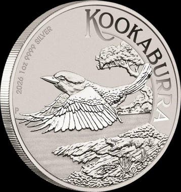1 Troy Ounce - Zilver .999 - Kookaburra 2026 - 31,1 gram -