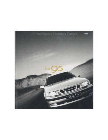 1999 SAAB 9-5 SEDAN BROCHURE NEDERLANDS, Nieuw, Author