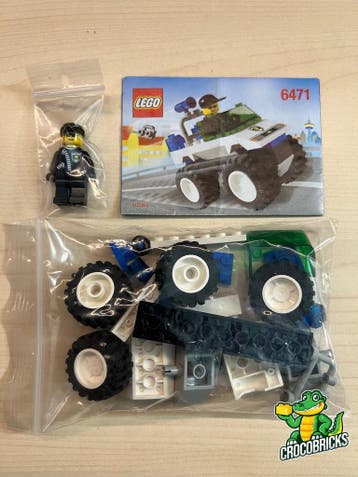 LEGO 4WD Police Patrol 6471, Zo goed als nieuw, Complete set, Lego