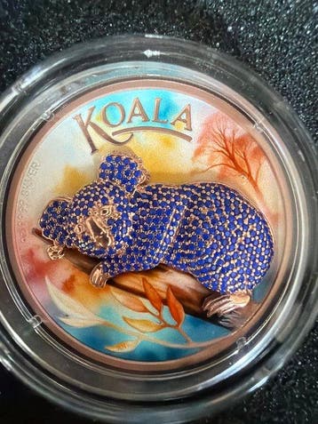 Australië. 1 Dollar Koala Bejeweled Edition 2025